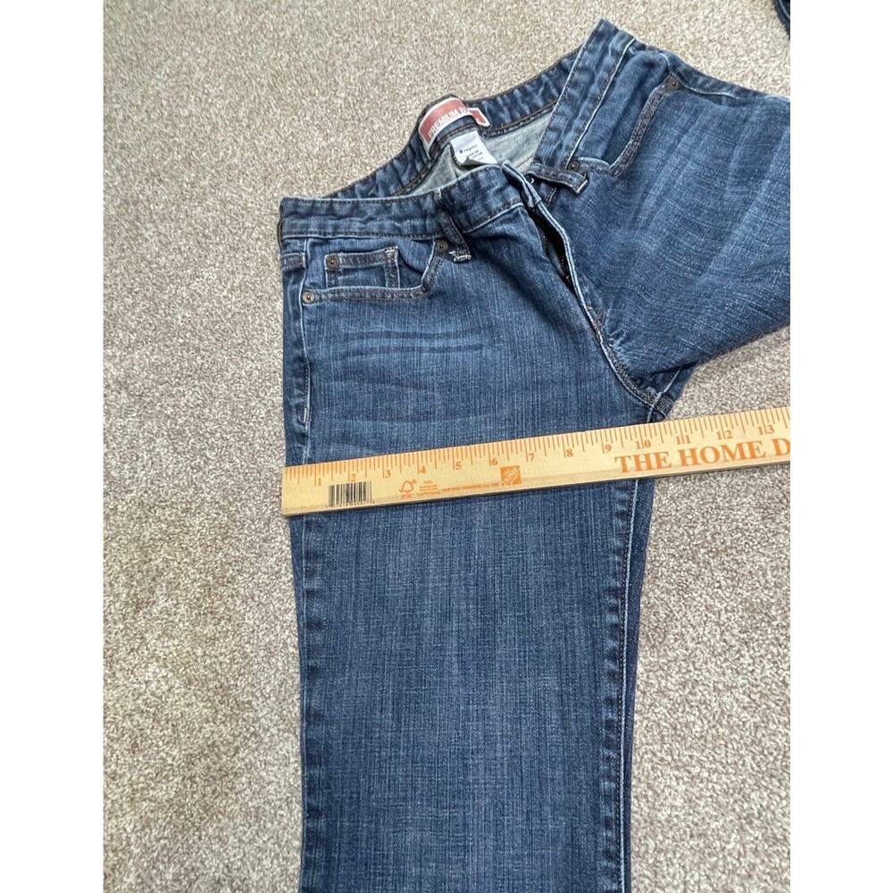 Y2K Indie Sleaze Gap Premium Bootcut Low Rise Jeans Size 8 Medium Wash Indigo - Picture 12 of 13